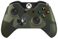 Геймпад беспроводной для XBOX ONE Зеленый камуфляж[Б.У АКСЕССУАРЫ]