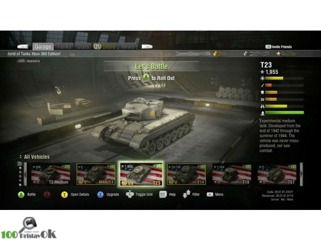 World Of Tanks Xbox 360 Купить