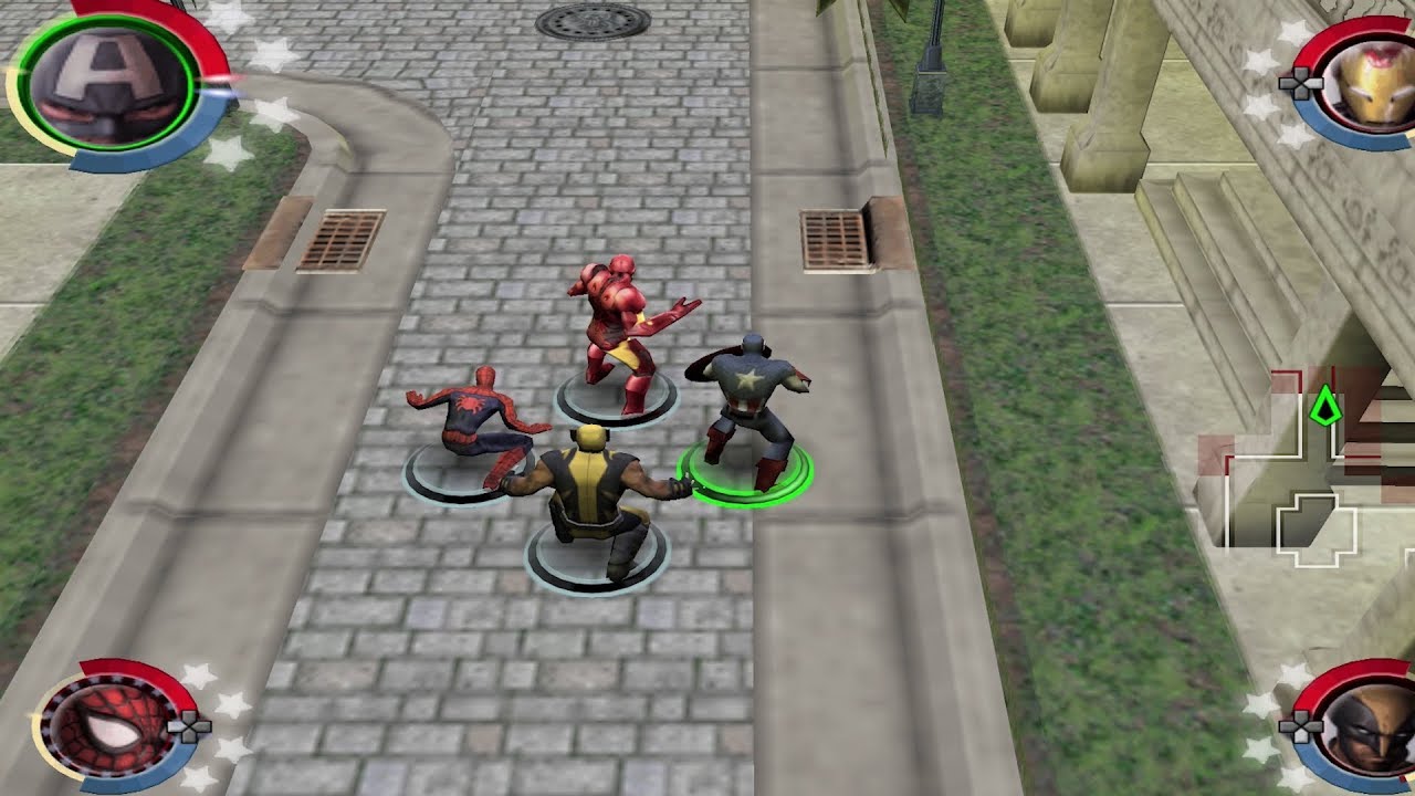 Marvel Ultimate Alliance (не ориг.обложка) [Б.У ИГРЫ PLAYSTATION 2]