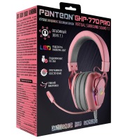 Игровая стереогарнитура PANTEON GHP-770 PRO розовая