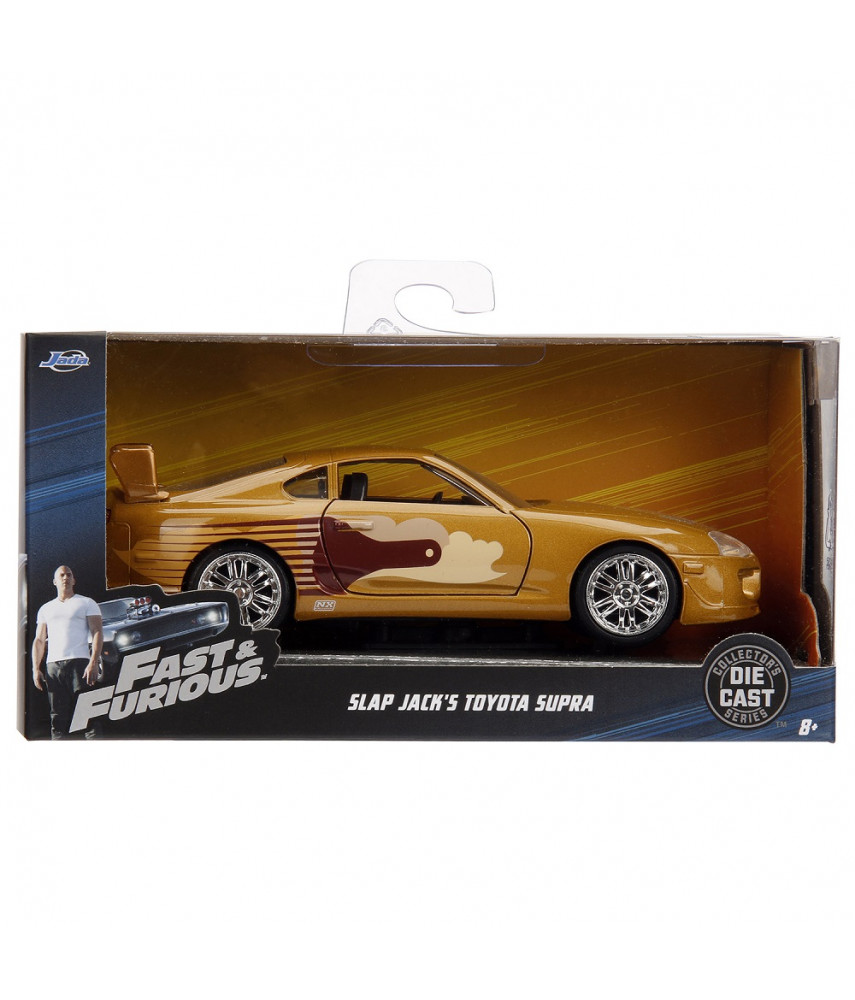 Модель Машинки Форсаж 1:32 FF 1995 Toyota Supra - Gold 99542