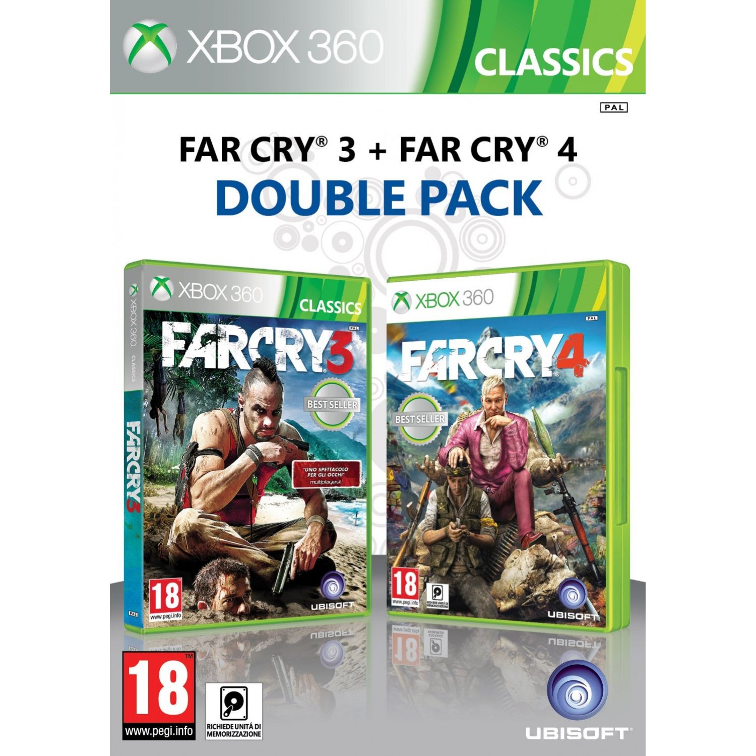 Far Cry 3 + Far Cry 4 Double Pack[Б.У ИГРЫ XBOX360]