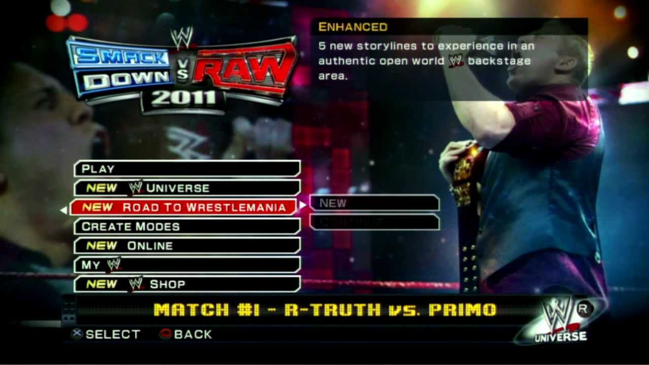 W Smack Down VS Raw 2011[PLAYSTATION 3]