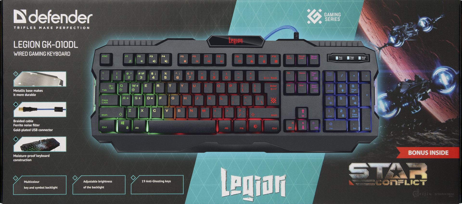 Defender как менять цвета. Клавиатура Defender GK-010dl Legion, RGB подсветка, 19 Anti-Ghost, игровая, USB. Клавиатура Defender Legion GK-010dl. Defender Legion игровая клавиатура. Игровая клавиатура Defender Legion GK-010dl Black USB.