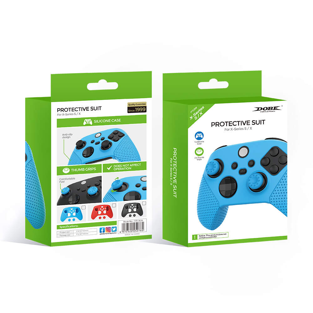 Набор Xbox Series S/X 2 в 1 чехол + насадки Blue TYX-0626 DOBE