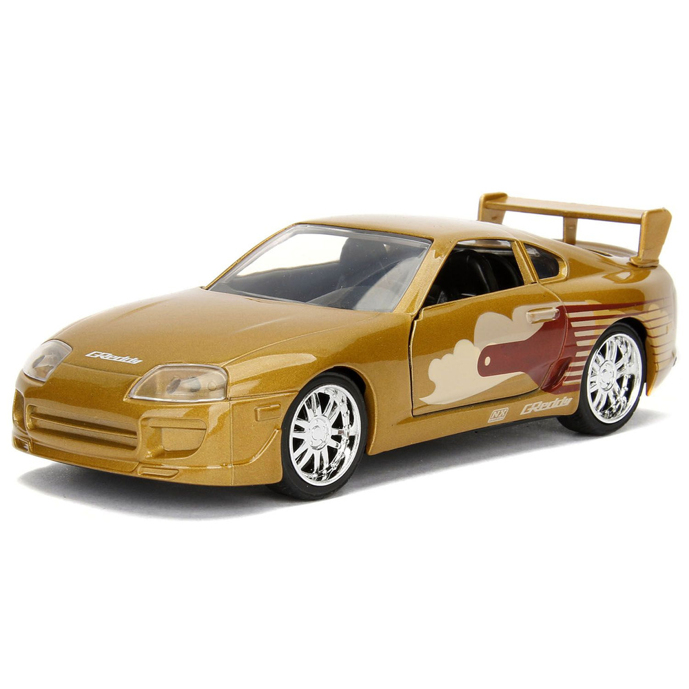 Модель Машинки Форсаж 1:32 FF 1995 Toyota Supra - Gold 99542