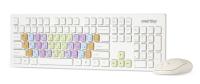 Комплект беспроводной Клавиатура + Мышь SMARTBUY (218346AG), белая