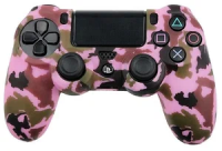 Чехол защитный PS 4 Silicon Case for Controller Camouflage Pink