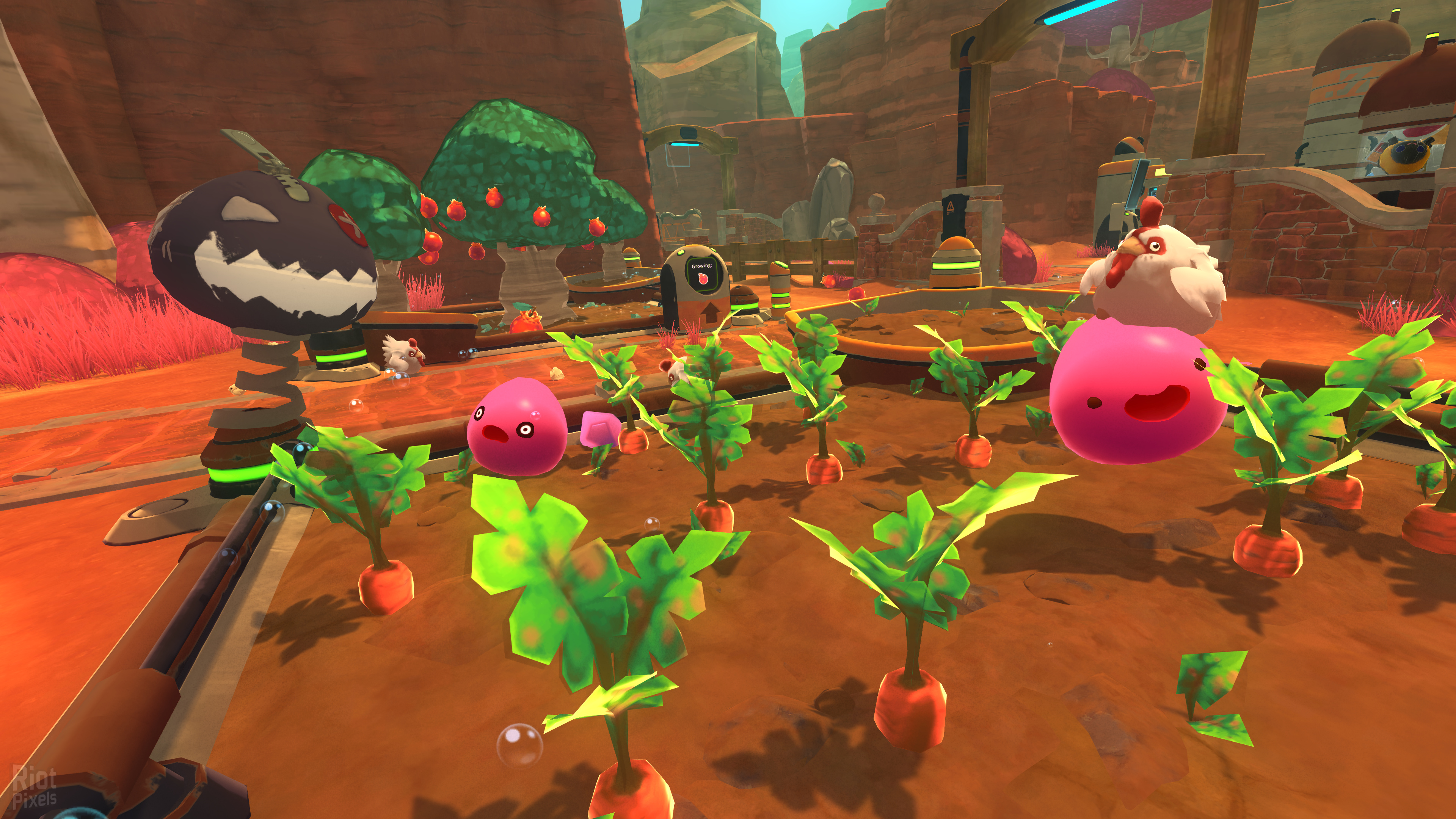 Игра слизни против. Slime Rancher игра. СЛАЙМ ранчер 2. Slime Rancher: Deluxe Edition. СЛАЙМ ранчер на ПС 4.