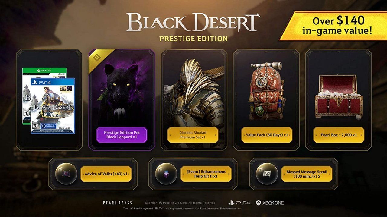 Black Desert - Prestige Edition [PLAY STATION 4]