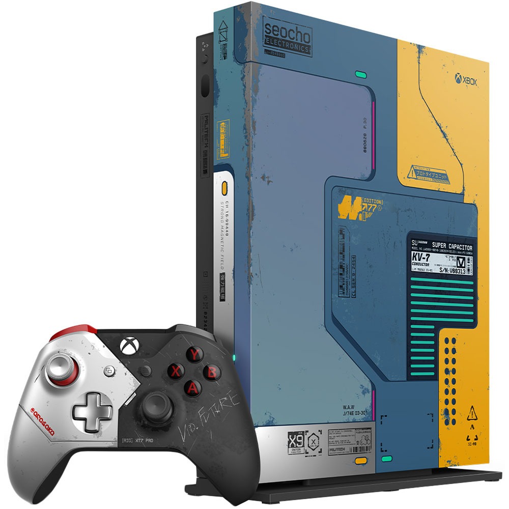 Xbox limited edition cyberpunk (120) фото