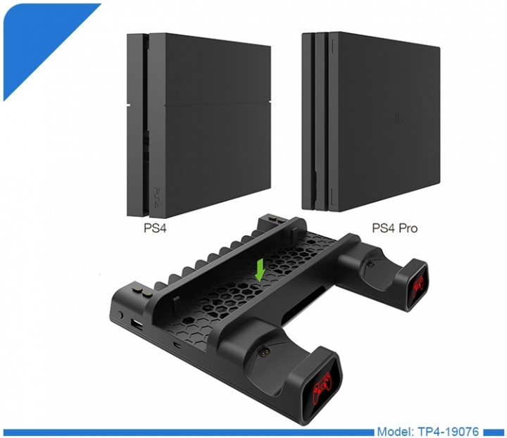 Подставка с охлаждением и зарядкой PS4/SLIM/PRO TP4-19076 DOBE