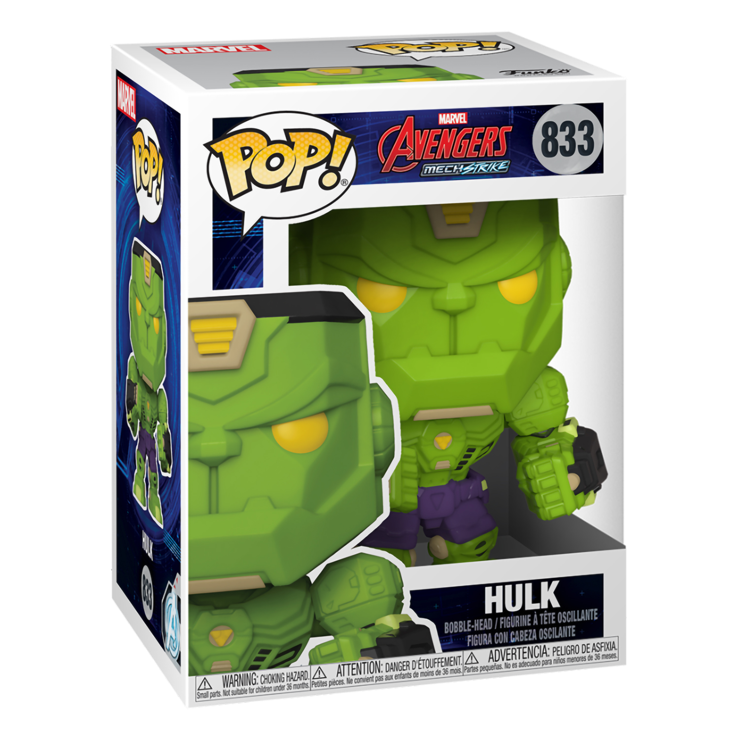 Фигурка Funko POP! Bobble Marvel Avengers Mech Strike Hulk 55237