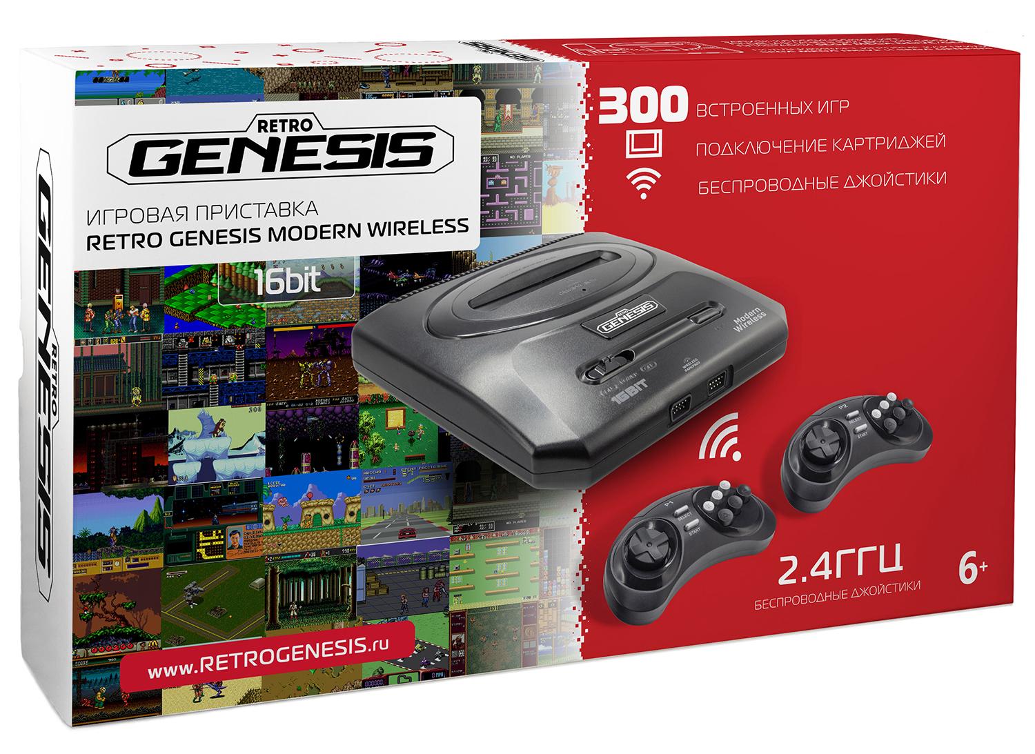 16-bit Retro Genesis Modern Wireless (300 Встроенных игр)[16 BIT]