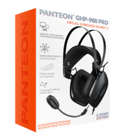 Игровые наушники с микрофоном PANTEON GHP-980 PRO черные