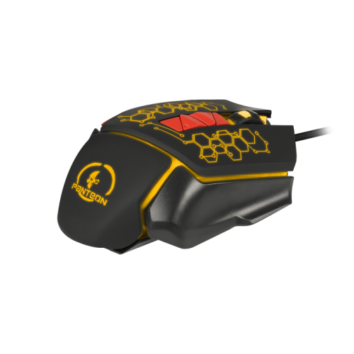 Проводная игровая программируемая мышь Jet.A Panteon MS53 чёрная (500-2000dpi,7пр.кн,LED-подсв.,USB)