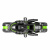Stunt Motorcycle RC Car 360 Degree Rotate Side Wheel Racing 2.4G Remote Control (Green)