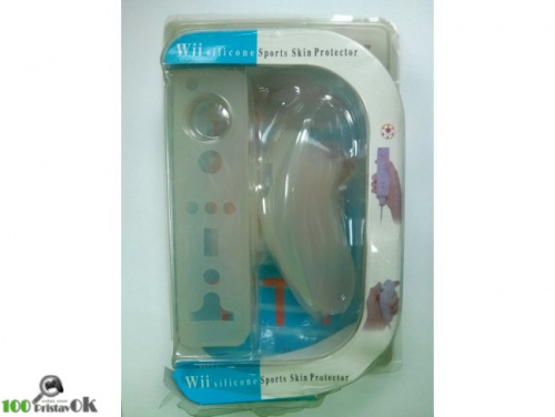 Силиконовый чехол для Nintendo Wii Sport Skin Protector (Белый)[АКСЕССУАРЫ]