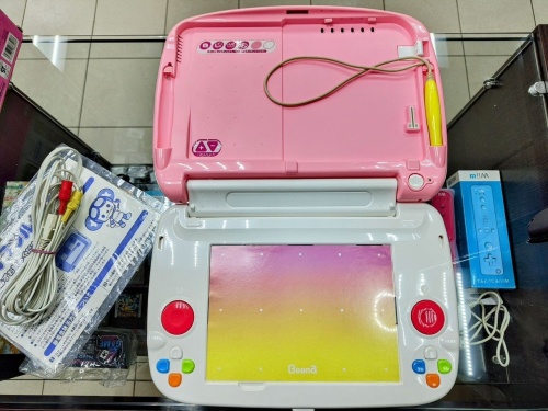 SEGA Beena Lite (розовая) + 10 игр