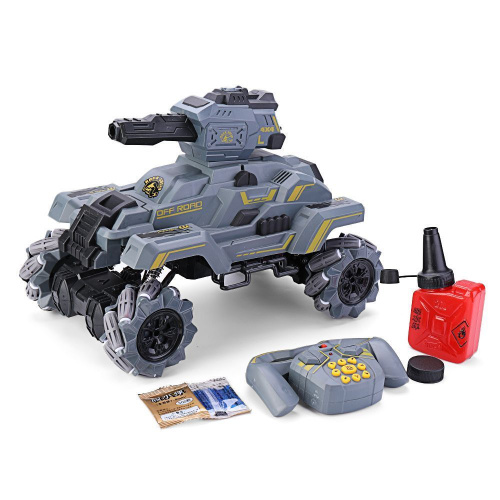 Радиоуправляемый танк 1/12 2.4G 4WD 13CH RC Tank Launch Water Balls Drift Off-Road Climbing Vehicles RTR Model