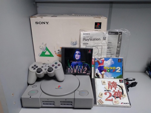 PlayStation 1 Fat SCPH-9000 Limited (NTSC-J) +3 Игры[Б.У ПРИСТАВКИ]