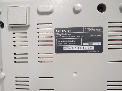 PlayStation 1 Fat SCPH-9000 Limited (NTSC-J) +3 Игры[Б.У ПРИСТАВКИ]