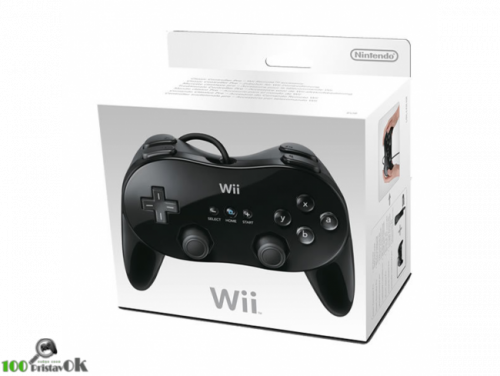 Геймпад проводной для Nintendo Wii Pro Controller (Чёрный) Дубликат[АКСЕССУАРЫ]