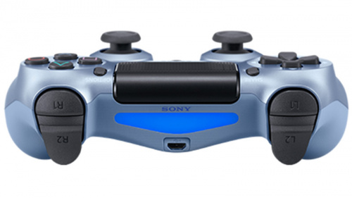 Геймпад беспроводной для PlayStation 4 Вторая ревизия Titanium Blue (РСТ)[PLAY STATION 4]