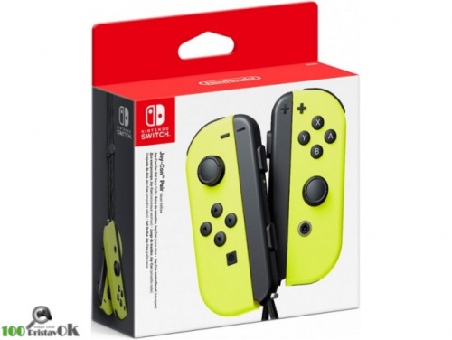 Набор контроллеров Joy-Con для Nintendo Switch (неоновый желтый)[АКСЕССУАРЫ]
