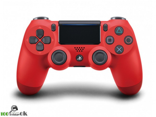 Геймпад беспроводной для PlayStation 4 Вторая ревизия Красный (EUR)[PLAY STATION 4]