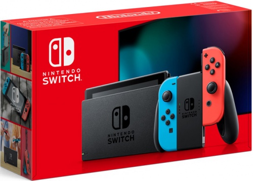 Nintendo Switch 32 GB Neon Red/Blue [ПРОШИВАЕМЫЙ][Б.У ПРИСТАВКИ]
