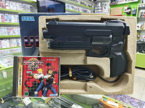 Пистолет Virtua Gun Controller HSS-0122 Sega Saturn (с игрой)