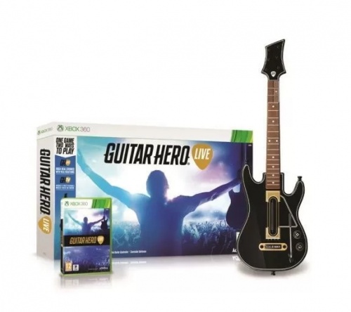 Гитара беспроводная + игра Guitar Hero Live[Б.У. АКСЕССУАРЫ]