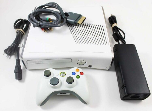 XBOX360 Slim 4GB (White)[Б.У ПРИСТАВКИ]