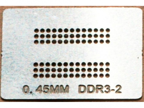 Универсальный трафарет для памяти DDR2-3 0.45мм[XBOX 360]