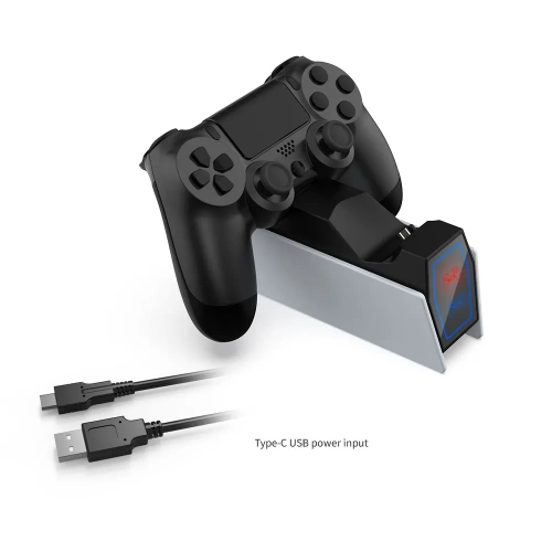 Зарядная станция для двух геймпадов PlayStation 4 Dobe (TP4-0417)[PLAY STATION 4]