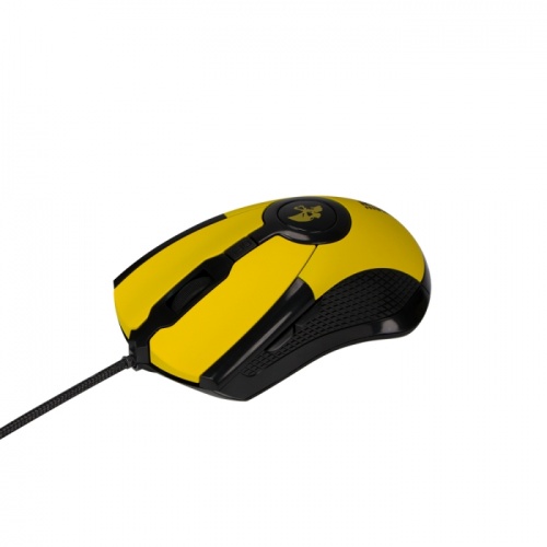 Проводная игровая мышь Jet.A ARROW JA-GH35 жёлтая (800/1200/1600/2400 dpi, 6 кнопок, USB)