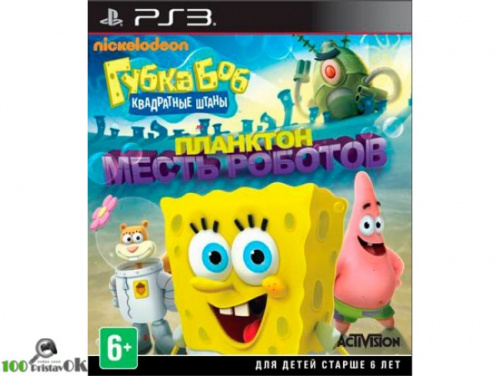 Губка Боб Квадратные Штаны Планктон: Месть роботов[Б.У ИГРЫ PLAY STATION 3]