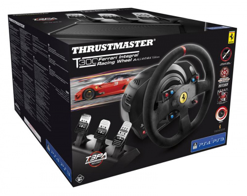 Гоночный руль Thrustmaster T300 Ferrari Integral Rw Alcantara ed eu для PS4 / PS3[PLAY STATION 4]