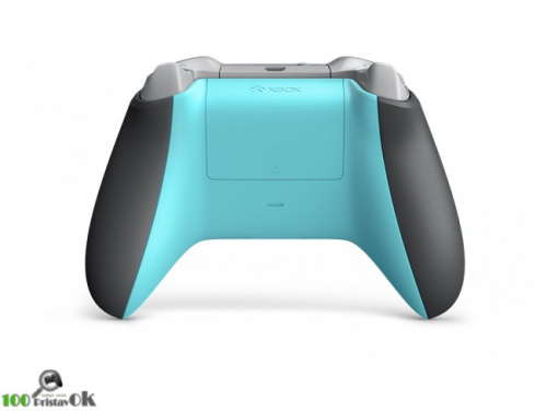 Геймпад беспроводной для Xbox One с 3,5 мм разъемом и Bluetooth Серо-Синий[Б.У АКСЕССУАРЫ]