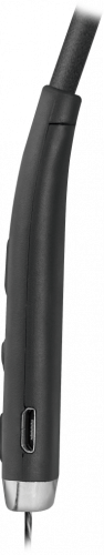 Беспроводная гарнитура OutFit B730 black, шейный обод, Bluetooth