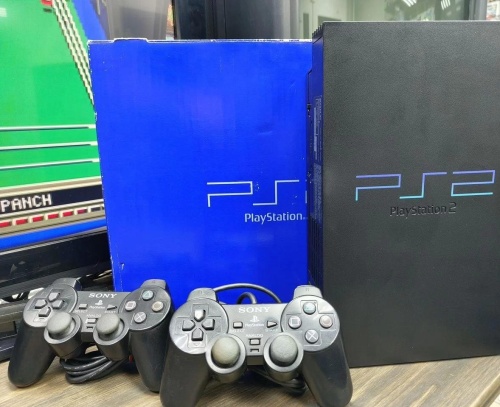 Playstation 2 Fat SCPH-10000 (Полный комплект) (NTSC-J)[PS2 Retro]