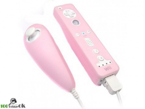Силиконовый чехол для геймпада Remote Nintendo Wii (Розовый)[АКСЕССУАРЫ]