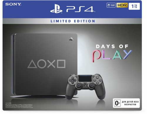 PlayStation 4 Slim 1TB Days Of Play (РСТ)[PLAY STATION 4]