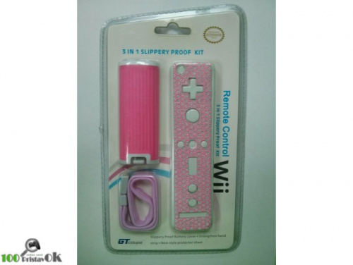 Защитная пластиковая панель для геймпада Remote Nintendo Wii (Розовый)[АКСЕССУАРЫ]