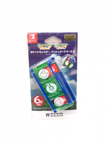 Кейс Nintendo Switch на 6 игровых карт,зелено-синий NSW-128 HORI